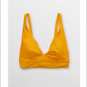 Aerie Longline V Scoop Bikini Top